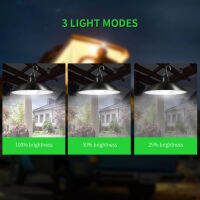 IP65 Waterproof Double Head Solar Pendant Light Outdoor Indoor Solar Chandelier Solar Lamp with Remote Control for Garden Room