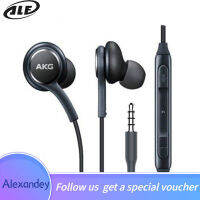 ชุดหูฟัง Akg ลวด3.5มม. ในหูพร้อมหูฟังไมโครโฟนสำหรับสมาร์ทโฟนส่วนใหญ่