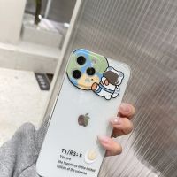 เคสโทรศัพท์ iPhone การ์ตูนนักบินอวกาศ,เลนส์ Apple ทั้งหมดรวมภาพ12 11 Pro Max SE2 XR XS X 8 7 Plus