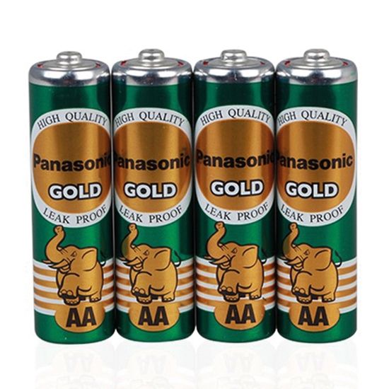 ขายยกกล่อง-แท้-100-panasonic-gold-aa-x-4-green-r6gt-4sl-battery-manganese-pack-4-ก้อน-15-packs