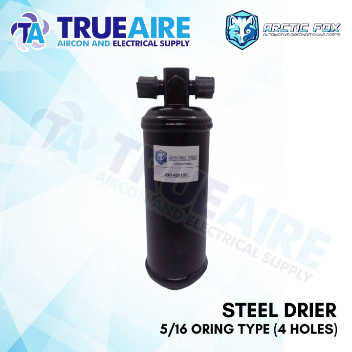 TRUE AIRE STEEL RECEIVER DRIER 5 16 ORING TYPE (4 HOLES) JBD (62012C TRUE AIRE STEEL RECEIVER DRIER 5 16 ORING TYPE (4 HOLES) JBD (62012C