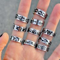 Stainless Steel Stainless Steel Harajuku Rings Stainless Steel - New Stainless - Aliexpress