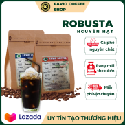 Cà phê nguyên hạt Robusta nguyên chất của Faviocoffee phù hợp nhất pha