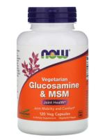 Now Foods, Vegetarian Glucosamine &amp; MSM, 120 Veg Capsules