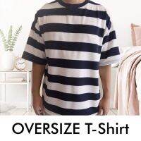 Sale?? เสื้อยืด OVERSIZE ลายทาง: stripped collection เสื้อยืดลายขวางที่ทำให้คุณดูดีสดใส บนเนื้อผ้าที่ดีเนียนนุ่ม