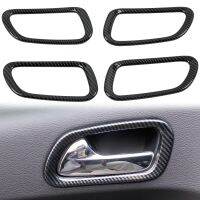 Fit For Dodge Durango 2011-2020 / 2021-2022 Car Accessories ABS Plastic Carbon Interior Door Handle Bowl Cover 2pcs LHD! RHD!