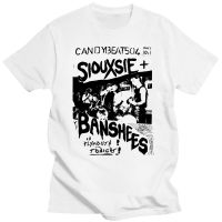 Large mens short sleeves Siouxsie And The Banshees Candybeat Blondie White Men Reprint Tshirt K414 4XL.5XL.6XL