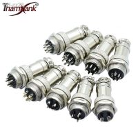 10sets/lot GX16 2/3/4/5/6/7/8/9 Pin Male Female 16mm L70-78 Circular Aviation Socket Plug Wire Panel XLR Connector