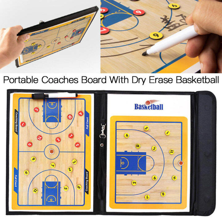 Basketball Tactical Board Portable Foldable Basketball
