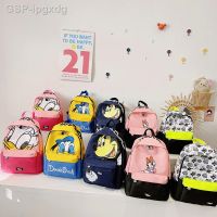 ทศวรรษที่ ✓ Disney-Mochila Impressa Para Crianças Bolsa Escolar Fofa Meninos E Meninos Margarida Pato Donald Mickey Mouse Jardim De Infância Acessórios Infantis