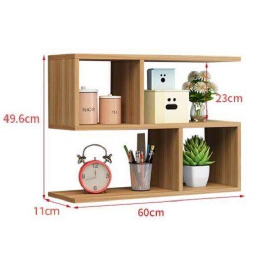 3 Layers Wooden Book Shelf Wall Rack Hanging Book shelves Wall Books