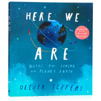 Milumilu Oliver Jeffers: ที่นี่เรามี: บันทึกสำหรับการใช้ชีวิตบนโลก + CD ผลงานคลาสสิกของโอลิเวอร์นักเขียนกราฟิกอังกฤษที่มีชื่อเสียงหนังสือภาษาอังกฤษดั้งเดิม