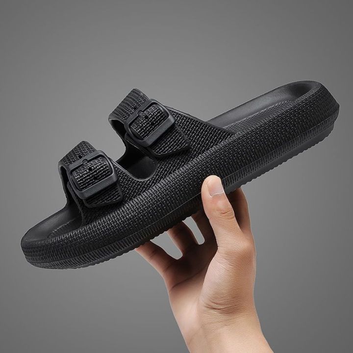 mikejie-รองเท้าแตะผู้ชายสำหรับใส่ในบ้านกลางแจ้งเงียบ-รองเท้าแตะกลางแจ้งคู่พื้นหนากันลื่นสำหรับใส่ในบ้านฤดูร้อน