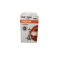 หลอดไฟหน้ารถยนต์ ออสแรม (OSRAM) ขั้ว H7 STD (2ขา) แสงเดิม สว่างชัด ไม่หลอกตา ราคาสุดคุ้ม ของแท้แน่นอน