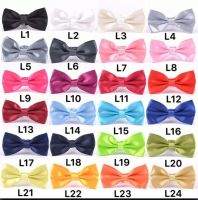 ◙♙☜ Formal tie business gentleman bow tie mens solid color bow tie wedding bow tie candy color babies bow tie