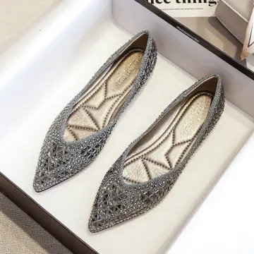 Glitter flat store shoes womens