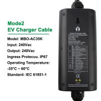 Peocke EV ที่ชาร์จแบตในรถแบบพกพา2 IEC62196 EVSE สายชาร์จ Wallbox แบบปรับได้ปัจจุบันปลั๊ก EU สำหรับรถยนต์ไฟฟ้า