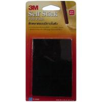 สักหลาดแบบเหลี่ยม 3M 34x34 มม. สีดำ 12 ชิ้นSQUARE FELT PAD 3M 34X34MM BLACK 12EA **ลดราคาจัดหนัก **