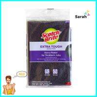 แผ่นใยขัดขจัดคราบไหม้ SCOTCH-BRITE EXTRA TOUGH 4x6 นิ้วSCOURER SPONGE FOR BURNT STAIN REMOVAL SCOTCH-BRITE EXTRA TOUGH 4X6IN **ด่วน สินค้าเหลือไม่เยอะ**