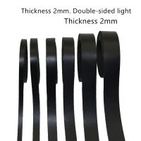 5cm DIY Handmade First Layer Black Leather Rope Cowhide Rope Pure Cowhide Strip 200cm Long