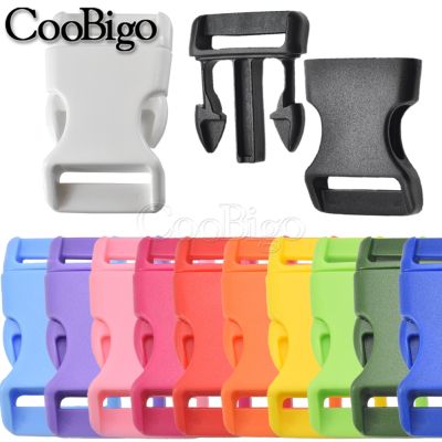 【CC】ↂ▫  25mm Side Release Buckle Fastener Clip for Webbing Pets Collar Garment Accessories Colorful 10pcs