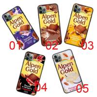 DB-442 Alpen Gold Black ซิลิโคน เคสโทรศัพท์ ปก หรับ Samsung A72 A02S A02 2 A52 A03 A33 A12 A32 M02 A42 A73 A03S A53 A22 A13 Quantum Core