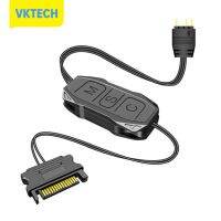 [Vktech] COOLMOON AR-1 AURA ARGB Mini Controller Cable 3 Pin To SATA สำหรับ Fan Light Strip