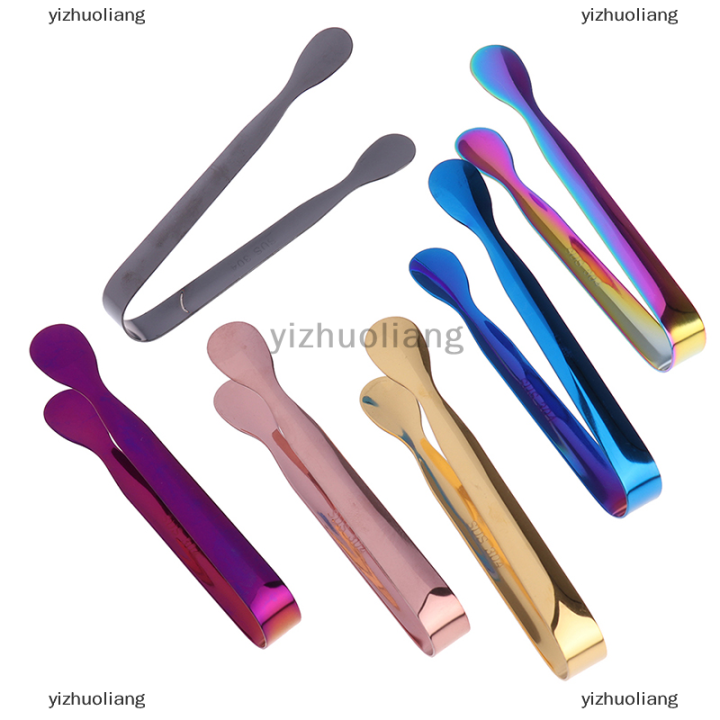 yizhuoliang-11ซม-tong-สแตนเลสคลิปขนมปังอาหาร-ice-clamp-ice-tongs-bar-kitchen-tool