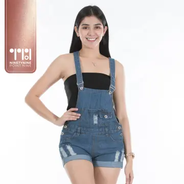 Denim jumper short on sale outfit