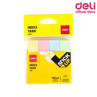 Deli A11002 Sticky Note กระดาษโน๊ตกาว  4x100แผ่น  76x19mm