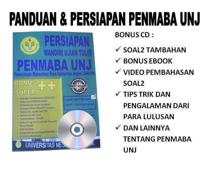 Buku Persiapan Dan Panduan PENMABA UNJ 2022 | Lazada Indonesia