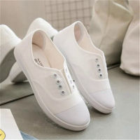 Sapatos Femininas ผู้หญิงน่ารักน้ำหนักเบาป้องกันการลื่นไถลผ้าใบใบบนรองเท้าสำหรับนักเรียนโรงเรียนรองเท้าลำลอง Z Apatos De Mujer G893