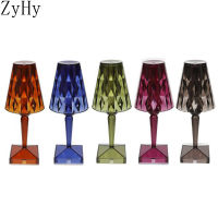 2021Touch Sensor Diamond Table Lamp Acrylic Decoration Light For Bar Bedroom Bedside Coffee Crystal LED Desk Night Light Lamps