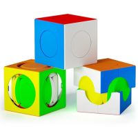 YJ Tianyuan Magic Speed Cube 3X3X3 Stickerless Magic Cubes สีทึบปริศนาของเล่นสำหรับเด็กของเล่นเพื่อการศึกษา