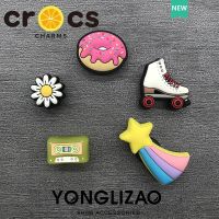 cross jibbitz charms Sweet Holiday Series cross อุปกรณ์ตกแต่งรองเท้า DIY หัวเข็มขัดรองเท้าดอกไม้