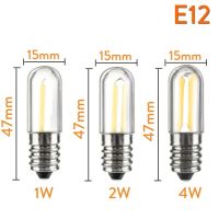 10ชิ้นหรี่แสงได้มินิ Led ตู้เย็นหลอดไฟหลอด E12 E14ไส้หลอดไฟวินเทจ110V 220V สำหรับโคมไฟระย้าเพดานในบ้าน