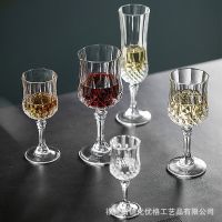 Nordic crystal high champagne cup Europe type diamond more charming red wine wine wine glass