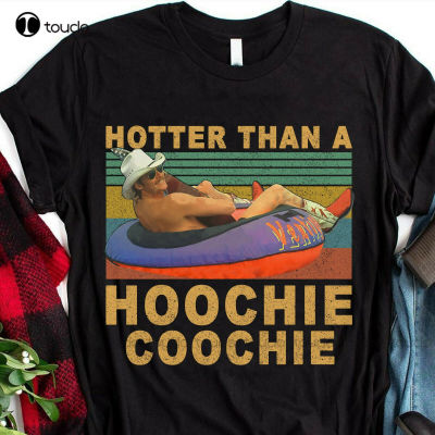 New Alan Jackson Shirt Hotter Than A Hochie Coochie Vintage T-Shirt Custom T&nbsp;Shirt Streetwear Tshirt New Popular Retro Unisex