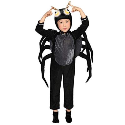 ♟✌ Children Spider Costume Halloween Cospaly Set School Activities Dress Up Animal Costumes