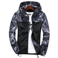 Mens Outdoor Waterproof Jacket Coat Sports Casual Hoodie Tops Light Rain Coat