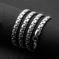 【CW】 Fashion titanium steel domineering new stainless necklace men and women hot