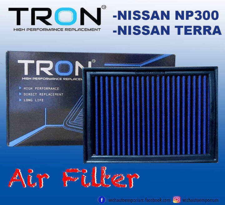 Air Filter Washable TRON Air Filter for Nissan NP300 and Nissan Terra
