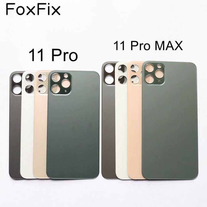 foxfix-back-glass-replacement-for-iphone-11-11-pro-max-battery-cover-back-glass-panel-rear-door-housing-case-repair-parts-replacement-parts