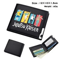 Free shippping Japanese Anime Cartoon Wallet Jujutsu Kaisen Wallet Short Purse With Card Holder Wallets