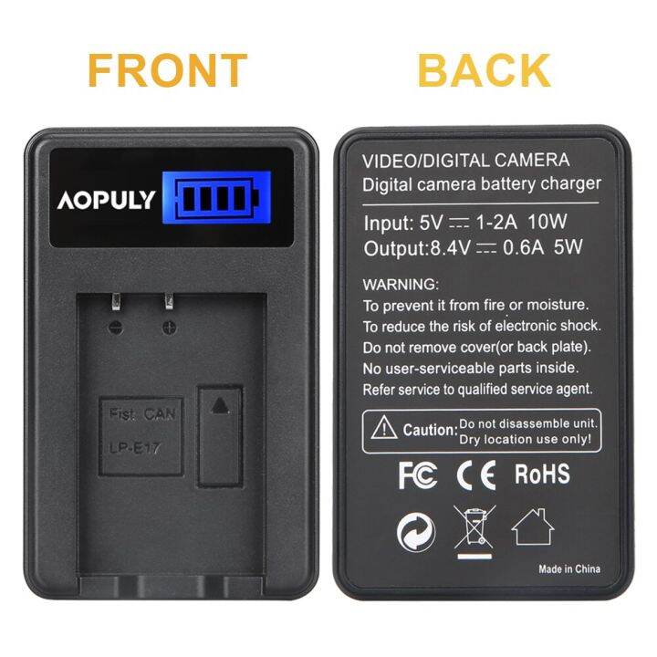 aopuly-หน้าจอ-lcd-lpe17-lp-e17-lp-e17ที่ชาร์จแบตเตอรี่-canon-x8i-กบฏ-t6i-m3-eos-760d-8000d-จูบกบฏ-t6s-กล้อง750d-yuebian