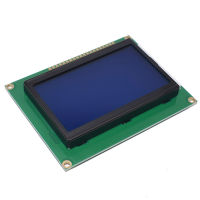 128*64จุดโมดูล LCD 5V หน้าจอสีฟ้า12864 LCD ที่มีแสงไฟ ST7920พอร์ตขนาน LCD12864