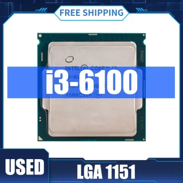 Used Core i3 6100 3.7GHz 3M Cache Dual-Core 51W CPU Processor SR2HG LGA 1151