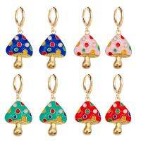 ♀♘۞ 4PCs/set Enamel Colorful mushroom Pendant Knitting Stitch Markers Crochet Latch For DIY Craft Marker Tools