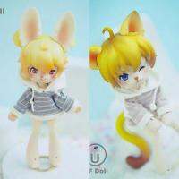 2023 พร้อมส่ง UFdoll 12 สัตว์รุ่นที่สอง BJD ตุ๊กตาเหมียวกระต่ายคล้ายกัน ob11 ตัวสามารถเสียบได้ GSC