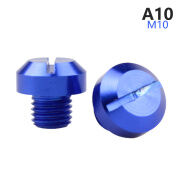 Technicolore 2 gói nhôm CNC cho xe mô tô M10 gương lỗ Bông tai kiểu vít